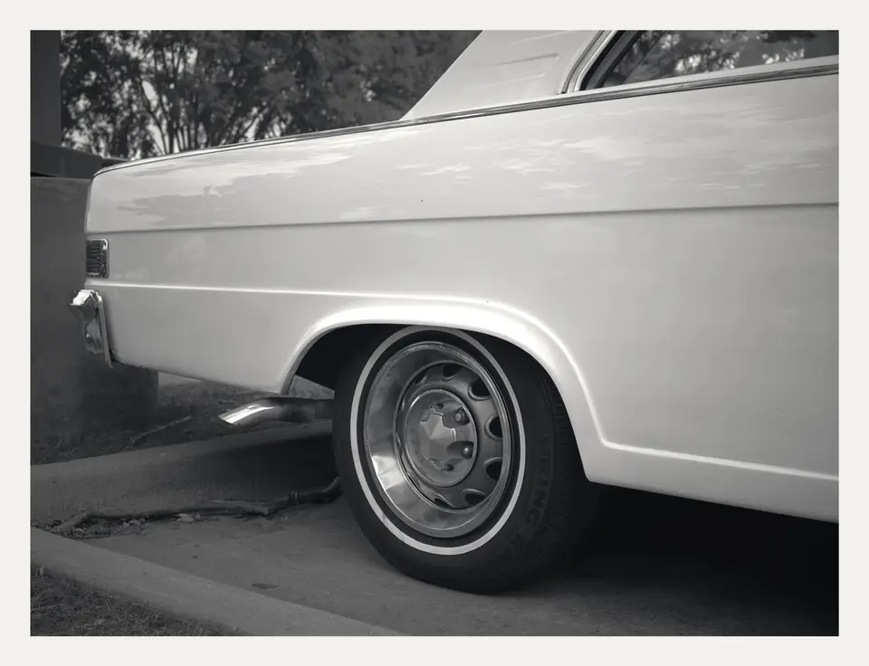 Rear quarter and whitewall