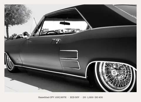 Riviera in profile, dropped low
