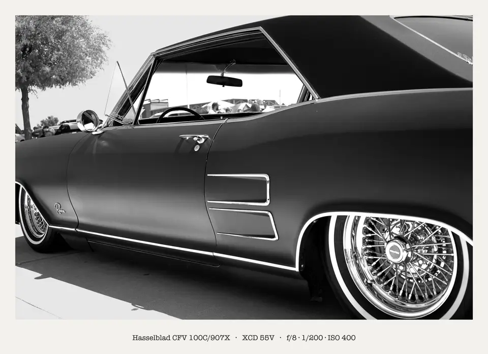 Riviera in profile, dropped low