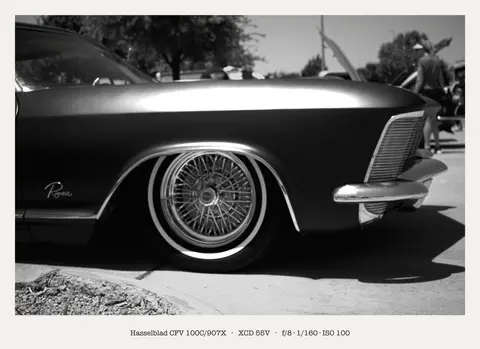 Low front, sun across the fender