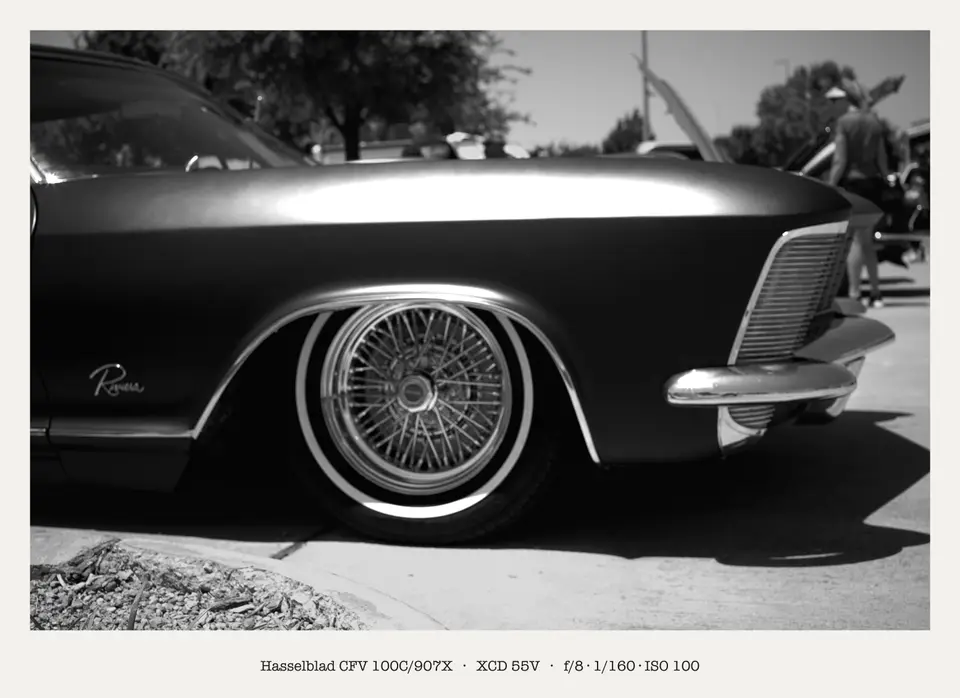 Low front, sun across the fender